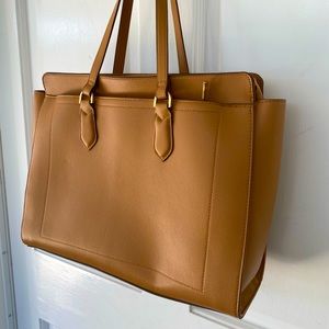 Large Tan Tote As New